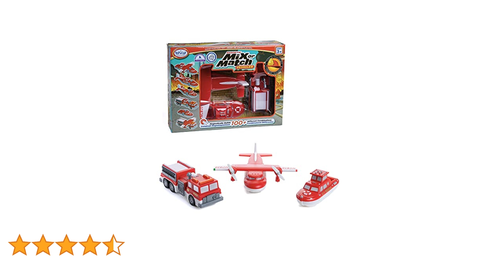 ポピュラープレイシングス　ミックス&マッチ　ファイヤー&レスキュー　ポリスカー Amazon.co.jp: ボーネルンド ポピュラープレイシングス (POPULAR